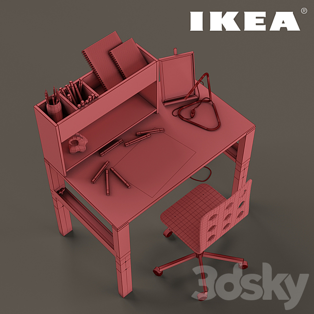 IKEA set # 1 3DSMax File - thumbnail 3