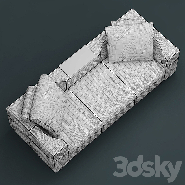 Sofa ipdesign oasis 3DSMax File - thumbnail 3