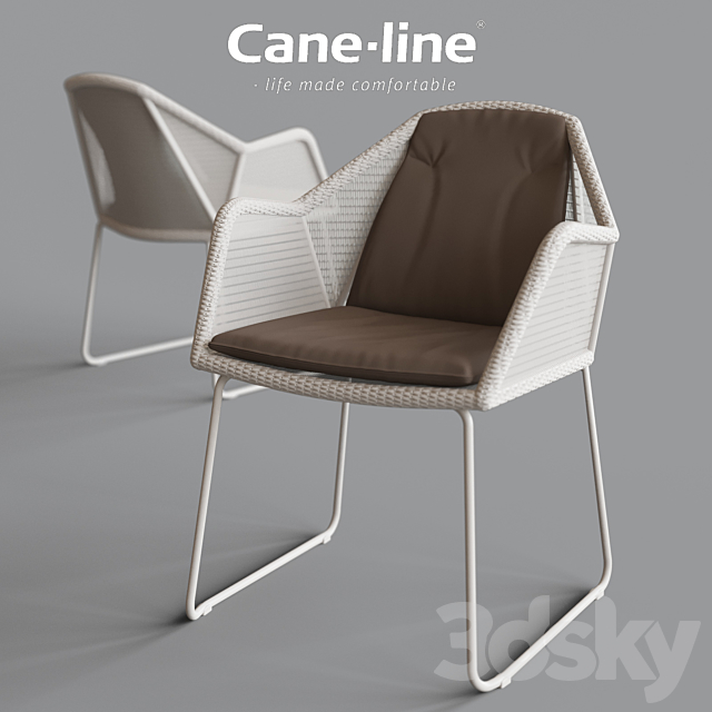 Breeze dining chair 3DSMax File - thumbnail 2