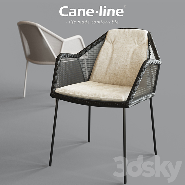 Breeze dining chair 3DSMax File - thumbnail 3