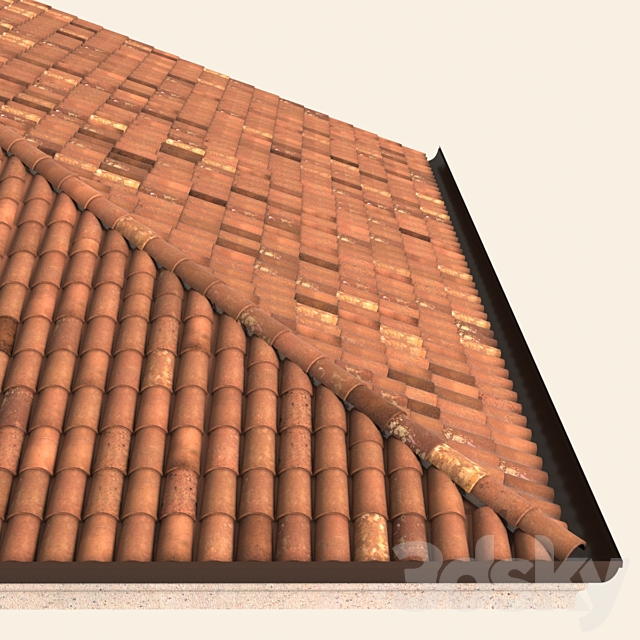 Italian tile roof 3DSMax File - thumbnail 1