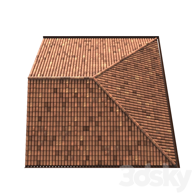 Italian tile roof 3DSMax File - thumbnail 2