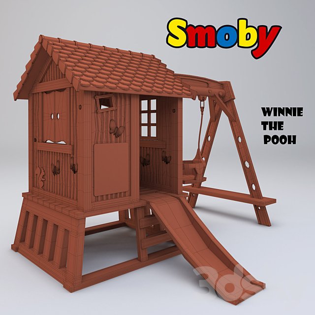 SMOBY_Winnie_the_Pooh 3DSMax File - thumbnail 2