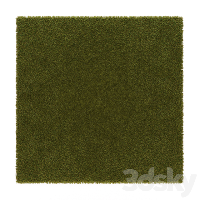 Carpet green hair 3DSMax File - thumbnail 1