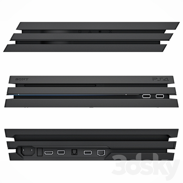 Sony PlayStation 4 3d