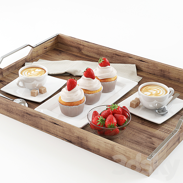Strawberry cupcakes Free Download