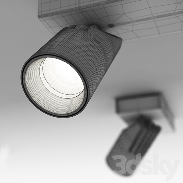 Delta light-built. overhead ceiling lights 3DSMax File - thumbnail 3