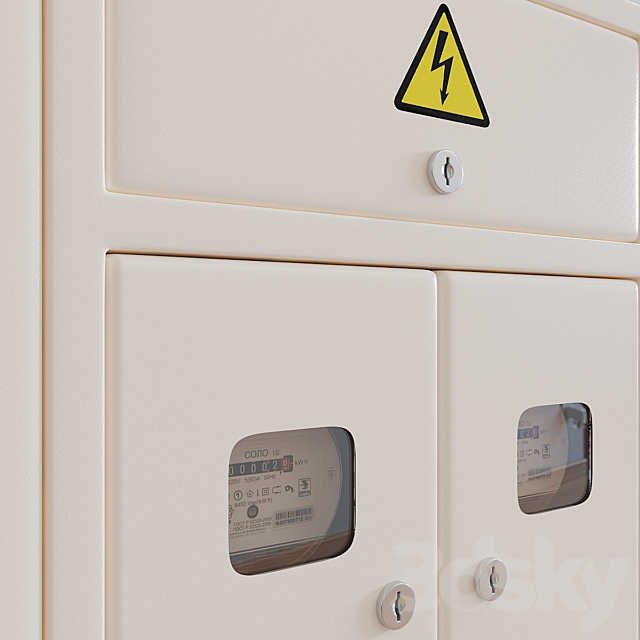 electrical panel 3d
