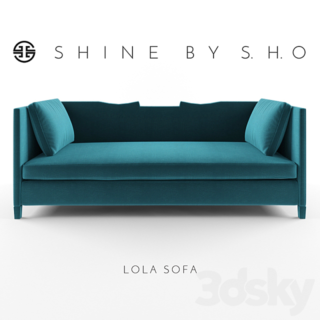 Shine by SHO – Lola Sofa 3DSMax File - thumbnail 1