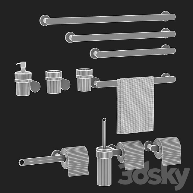 Graff set for bath SENTO Series 3d