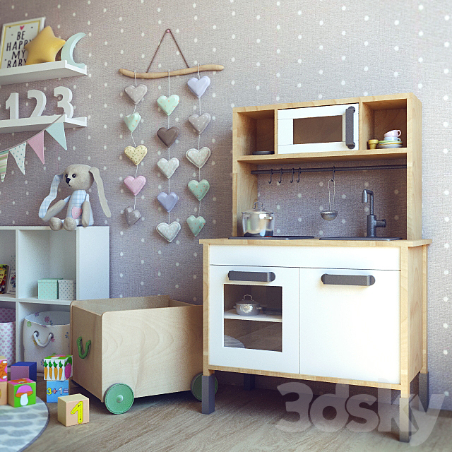 Children (decor and furniture) 3DSMax File - thumbnail 3