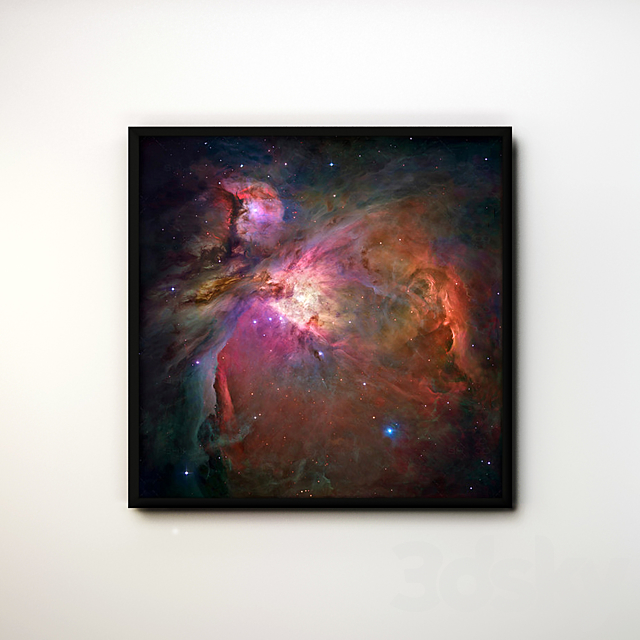 The picture in the frame. 102. Space Collection 3DSMax File - thumbnail 3
