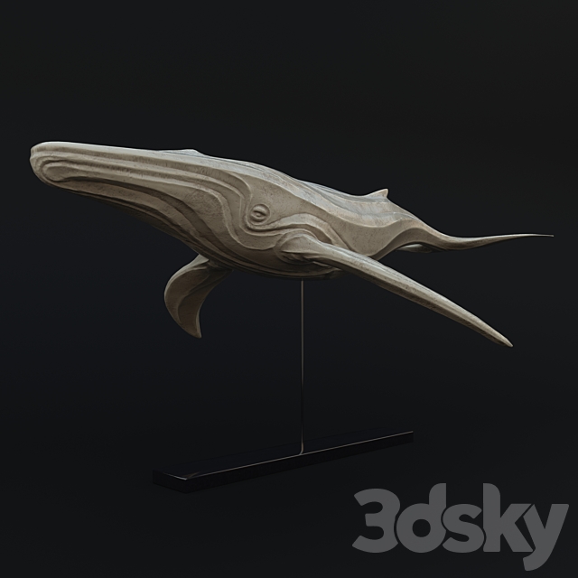 whale figurine 3DSMax File - thumbnail 3
