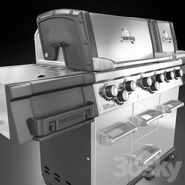 Grill Broil King IMPERIAL XL 3DSMax File - thumbnail 2