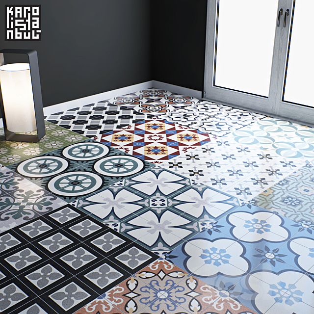 Decorative tile KARO 3d