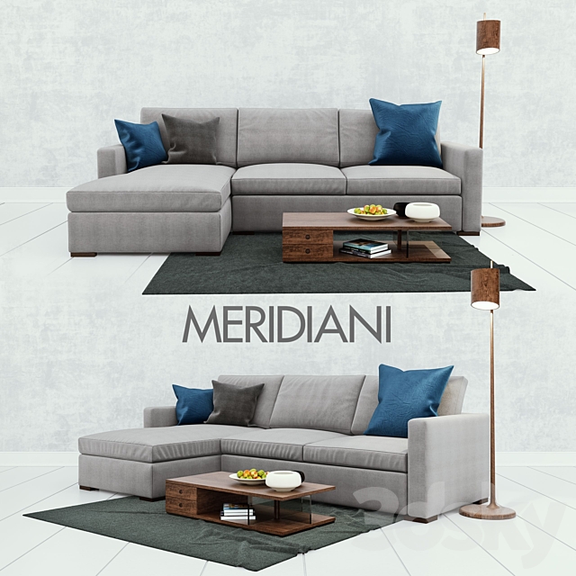 Meridiani Belmon Sofa 3DSMax File - thumbnail 1
