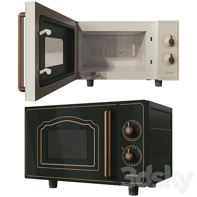 3DS MAX Microwave Gorenje Classico 3DSMax File