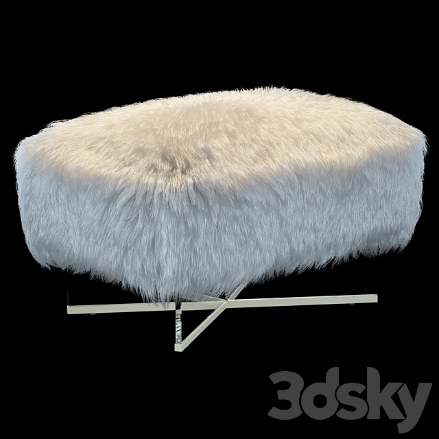 Bleeker ottoman 3DSMax File - thumbnail 3