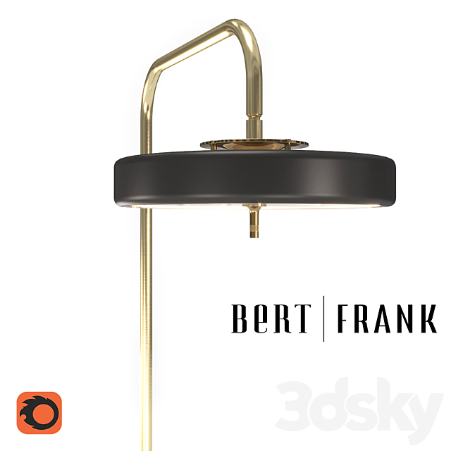 Bert Frank REVOLVE Floor Lamp 3DSMax File - thumbnail 2