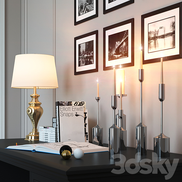 Decorative_set_08 3d
