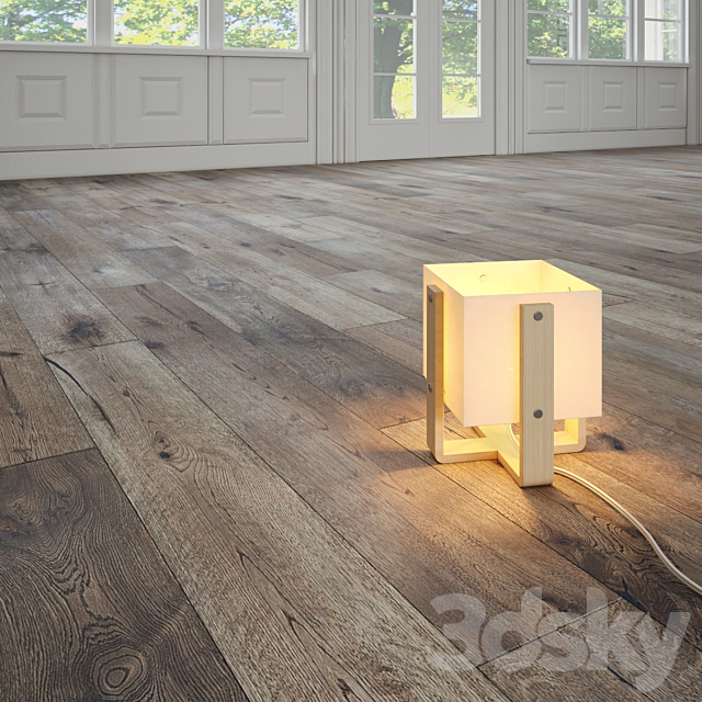 Windsor Chateau wooden floor by DuChateau 3d