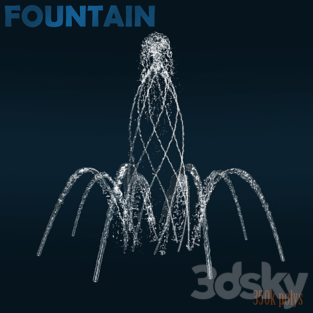 Fountain 3DSMax File - thumbnail 1