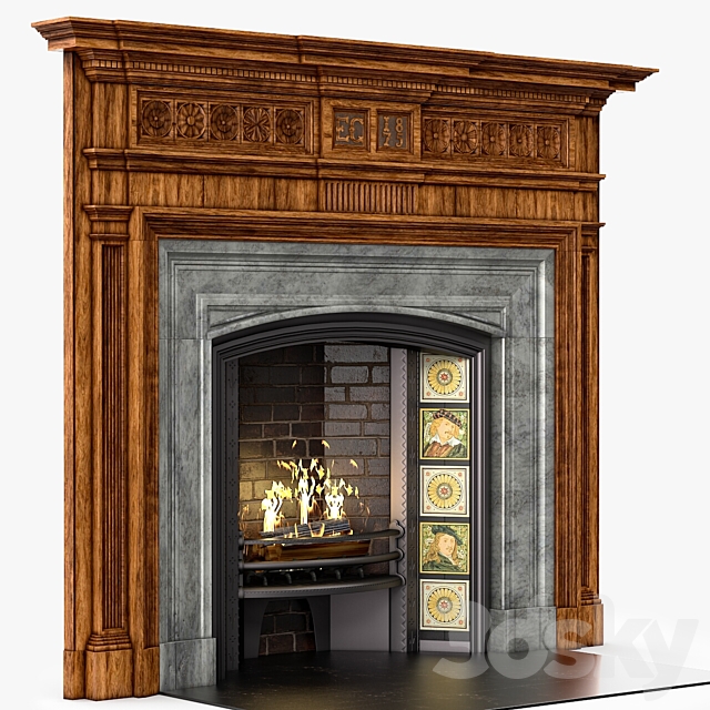 Westland Chimneypieces Victorian Stock No: 13248 3d