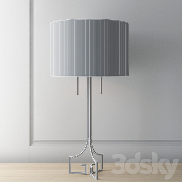 Regina-andrew design le chic golden table lamp 3d