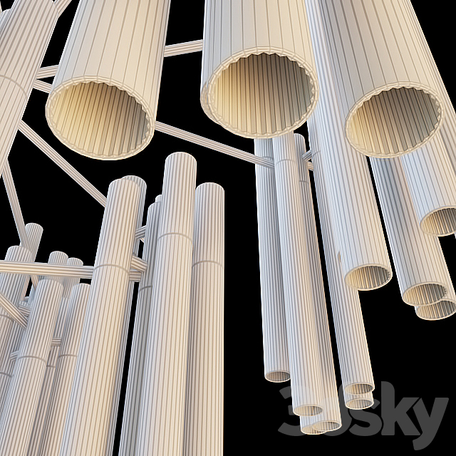 Set LUXXU factory lamps. 3d