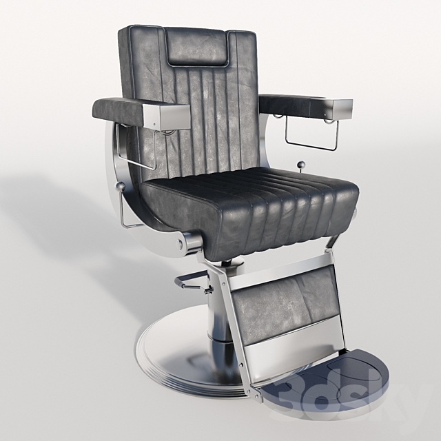 Dongpin chair for Barbershop. hairdresser 3DSMax File - thumbnail 1