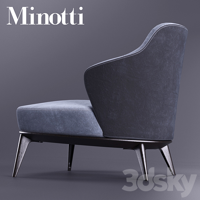 Minotti Leslie Senza 3d