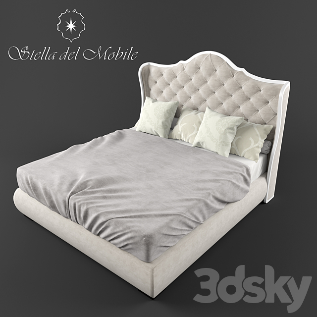 Bed Stella del Mobile SO.271 3DSMax File - thumbnail 2