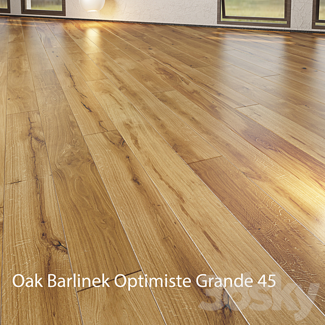 Parquet Barlinek Floorboard - Jean Marc Artisan - Optimiste Grande 3d