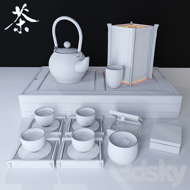 Tea Table: China 3DSMax File - thumbnail 3