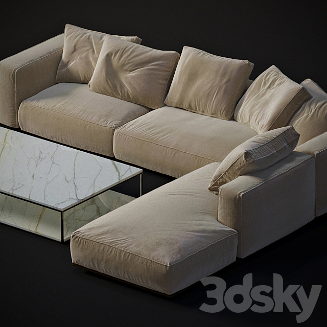 Sofa modular Grandemare 3d