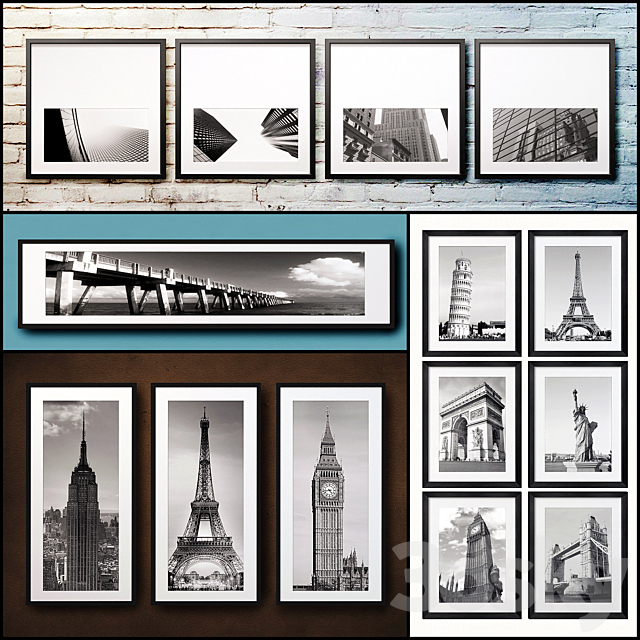 The picture in the frame. 113 Picture Frame Collection 3DSMax File - thumbnail 1