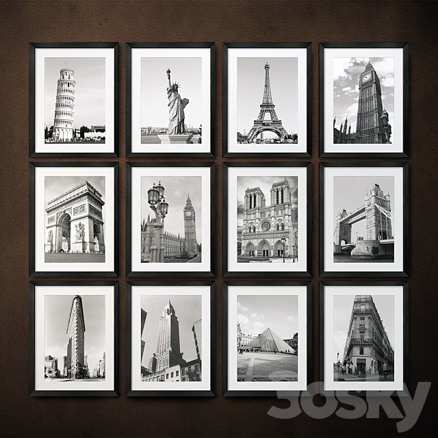 The picture in the frame. 113 Picture Frame Collection 3DSMax File - thumbnail 2