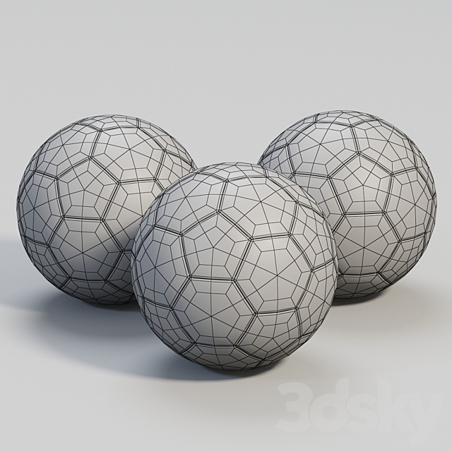 Soccer ball. soccer ball 3DSMax File - thumbnail 2