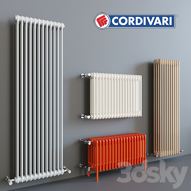 Tubular radiators Cordivari Ardesia 3DSMax File - thumbnail 1