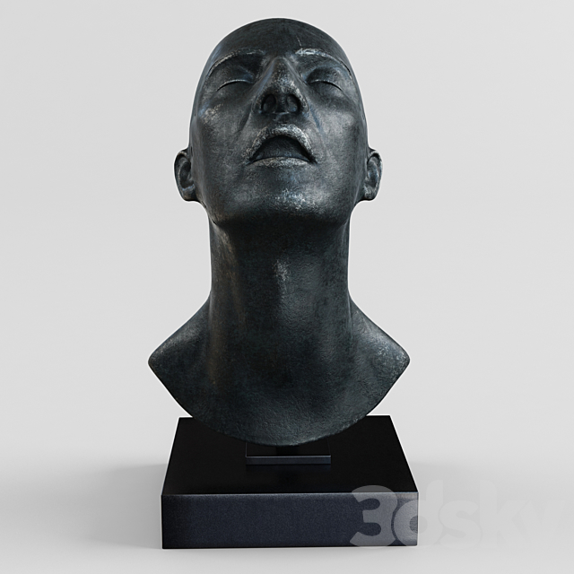 Lotta Blokker head sculpture 3DSMax File - thumbnail 1