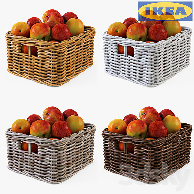 IKEA Shopping BYUHOLMA 01 with apples 3DSMax File - thumbnail 1