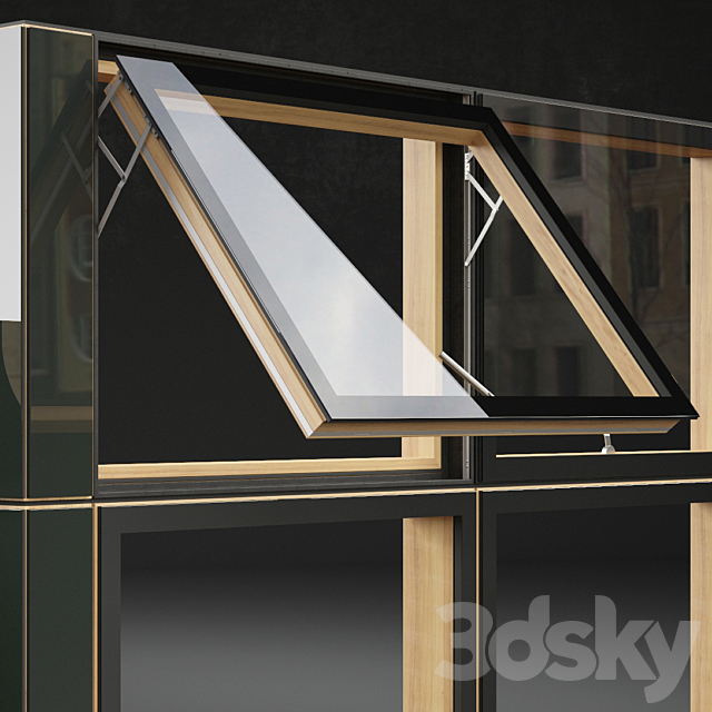 Autrian window 2 3d