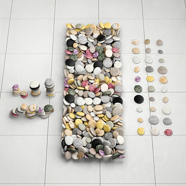 Pebble color 3d