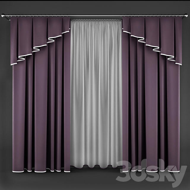 curtain_14 3DSMax File - thumbnail 1