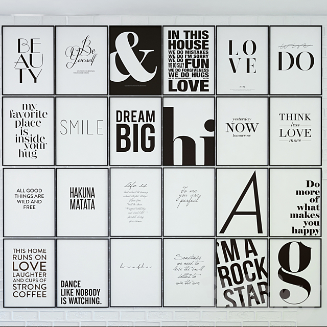 a collection of 24 posters within Free Download