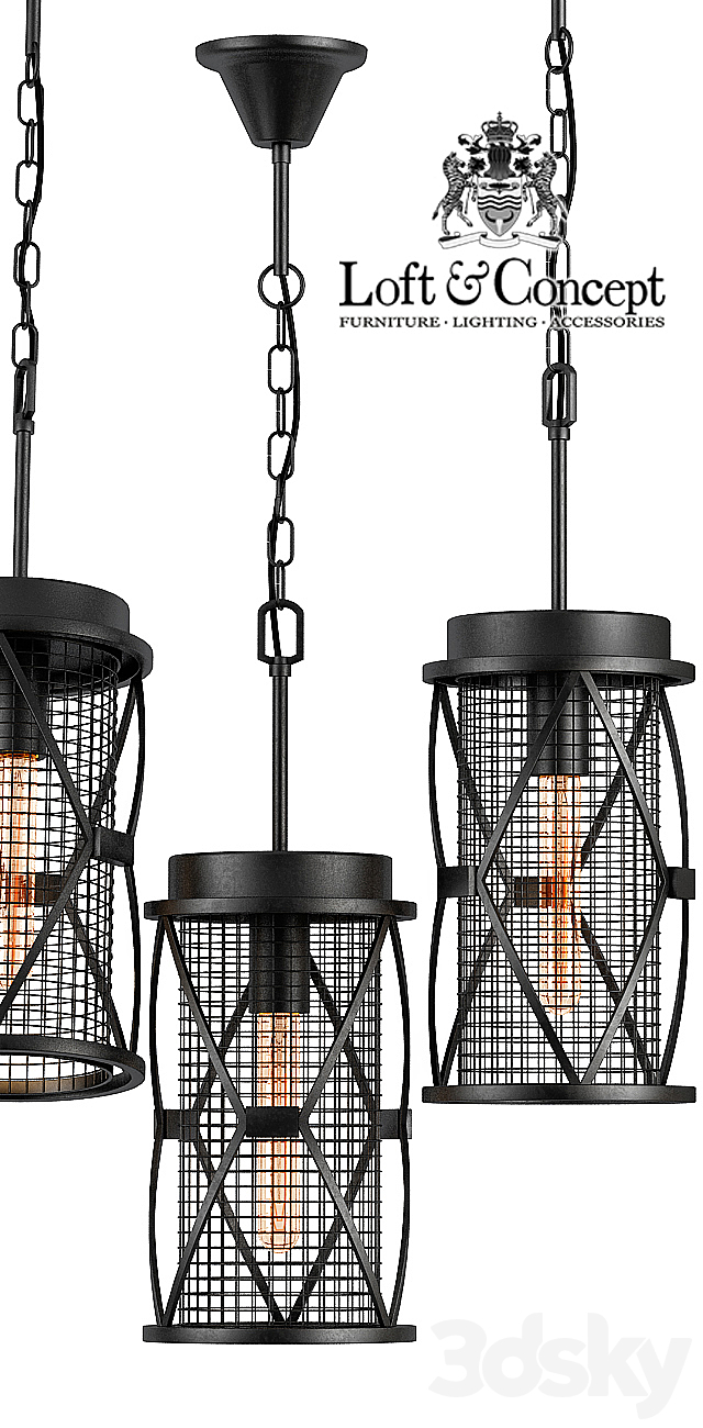 Suspension Mosquitoes Caster Pendant 3d