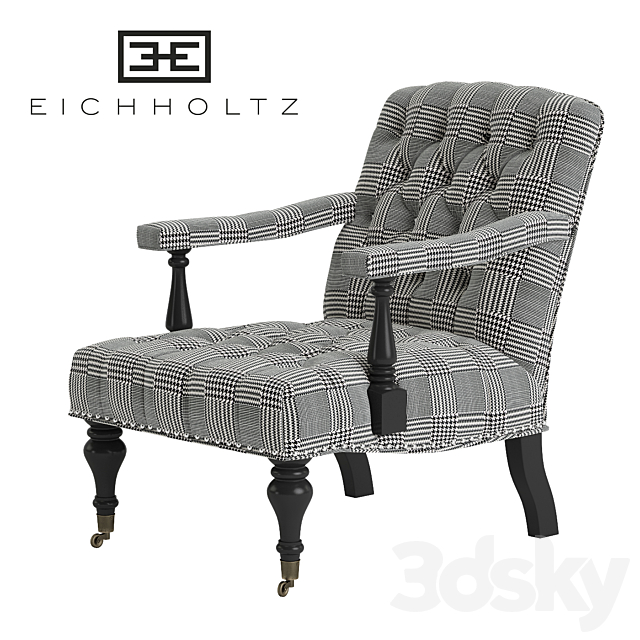 Eichholtz Chair Carson 108957 3DSMax File - thumbnail 1
