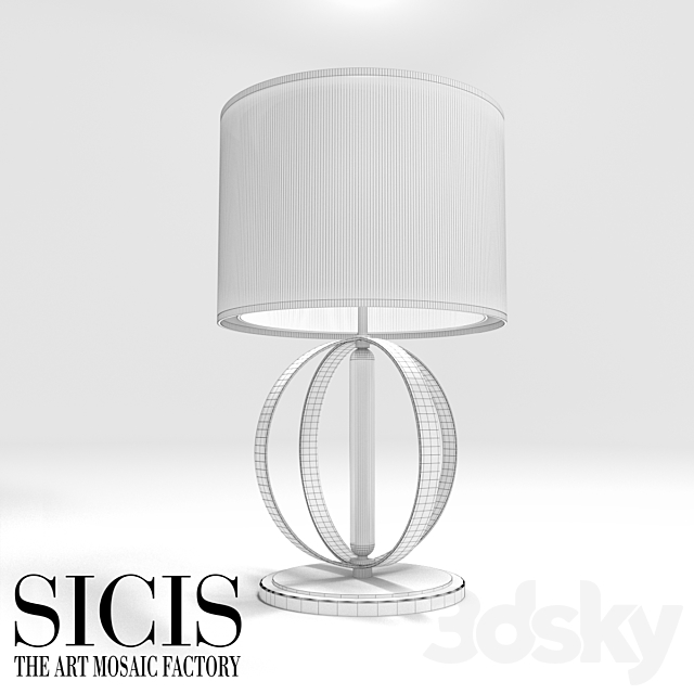Sicis Odeon Table Lamp 3DSMax File - thumbnail 3