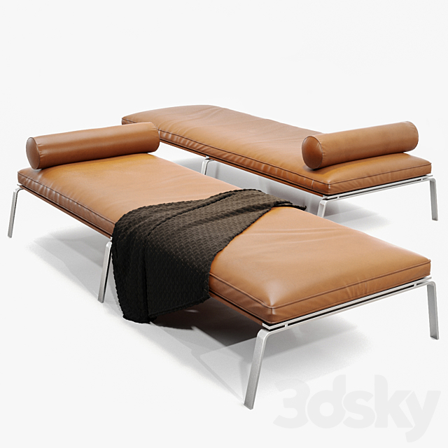 Man chaise longue by NORR11 3DSMax File - thumbnail 1