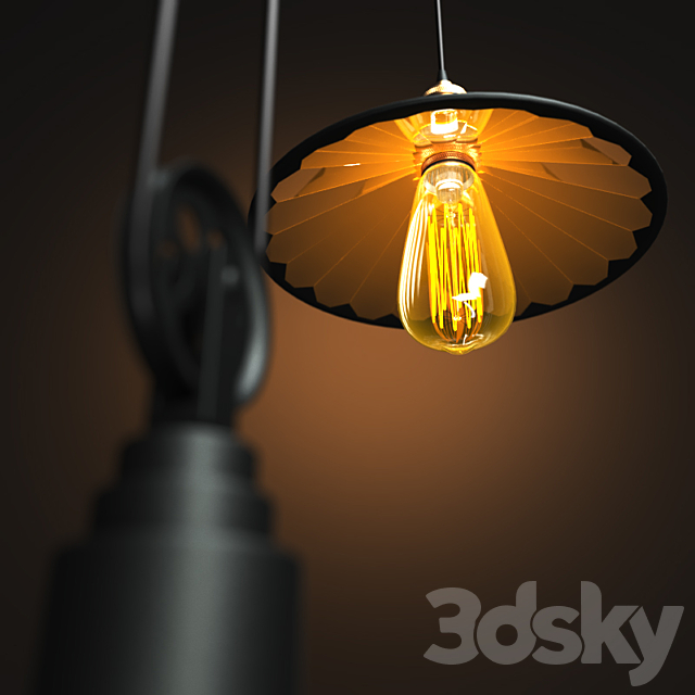 ARB _ CONE 20TH C.FACTORY FILAMENT BRA REFLECTOR 3d